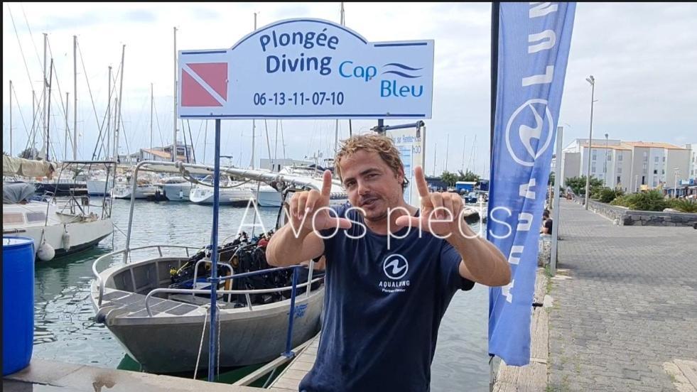 Résidence de standing la Pêcherie Spacieux T3 comme un cocon familial vue mer et sur l'avant port Sur le bout du bout de Cap d'Agde seule cap en Occitanie Extérieur photo