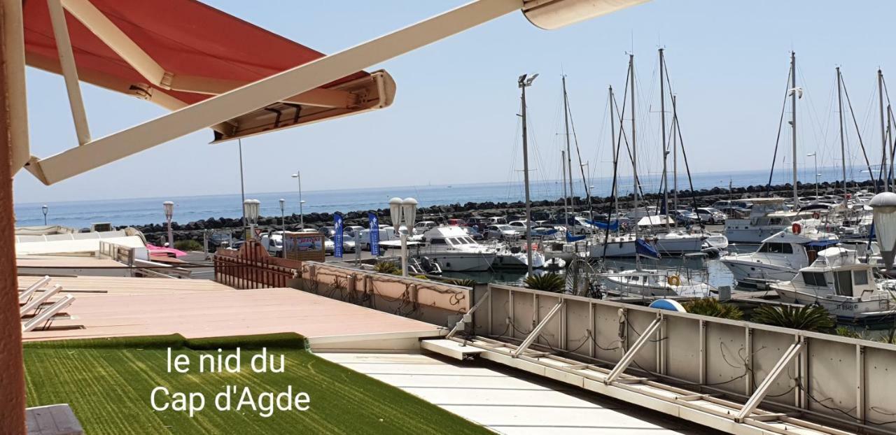 Résidence de standing la Pêcherie Spacieux T3 comme un cocon familial vue mer et sur l'avant port Sur le bout du bout de Cap d'Agde seule cap en Occitanie Extérieur photo